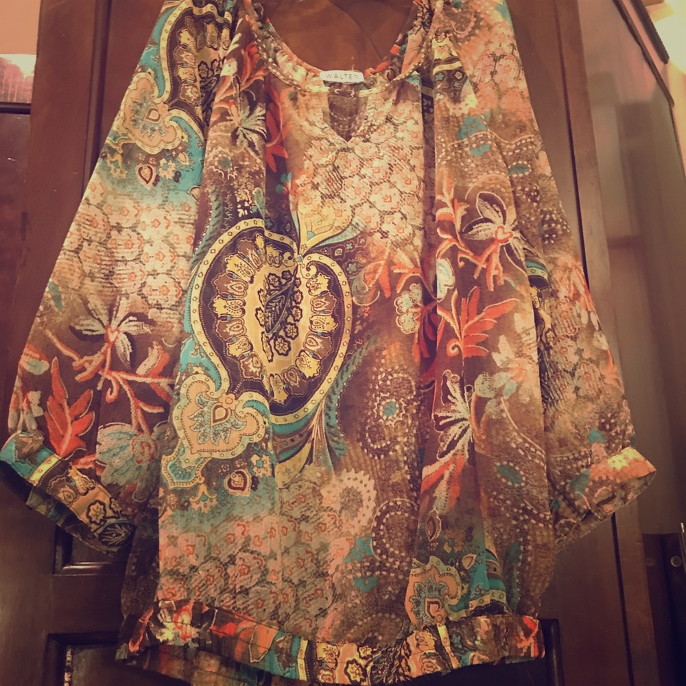 Paisley, Multicolor Blouse